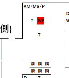 【Reserve】キング３階+屋上_ウォーターフィルター部屋のマップ
